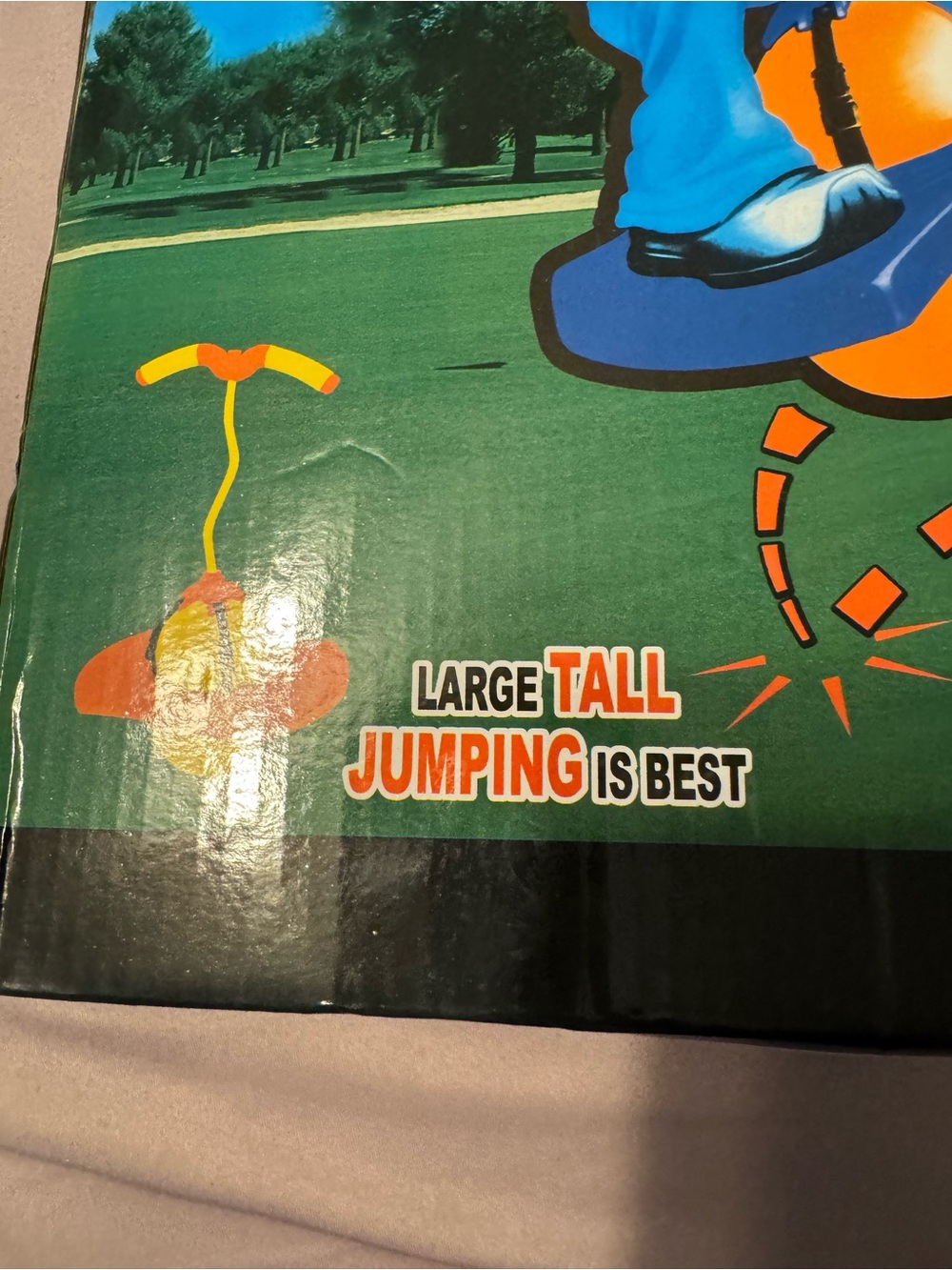 Sports Jumping Ball — Up Up Pogo Bounce Hopper Ball (NEW in Box) - Picture 5 of 6